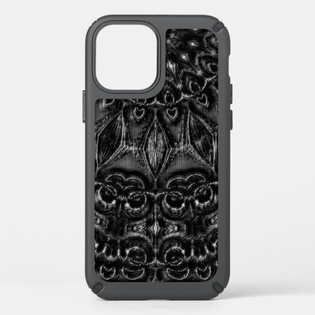 Charcoal Mandala  Speck iPhone 12 Pro Case (Front)
