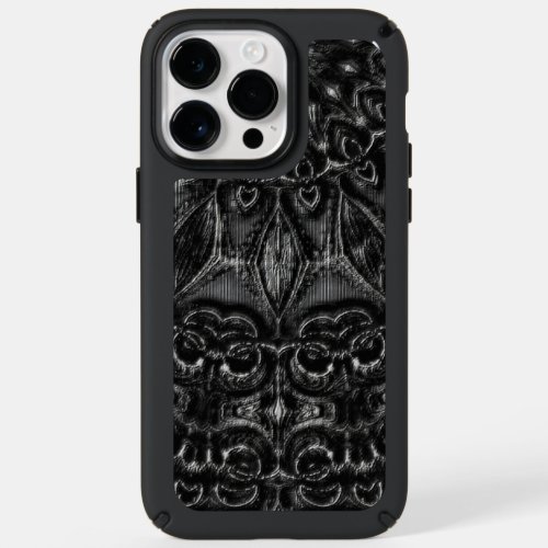 Charcoal Mandala  Speck iPhone 14 Pro Max Case