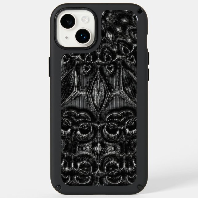 Charcoal Mandala  Speck iPhone Case (Front)