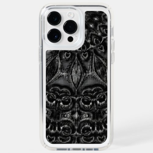 Charcoal Mandala  Speck iPhone 14 Pro Max Case