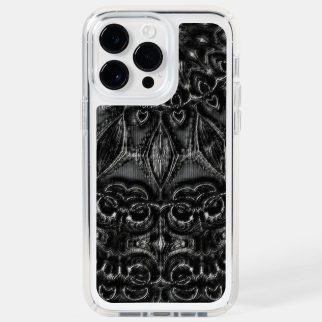 Charcoal Mandala  Speck iPhone Case (Front)