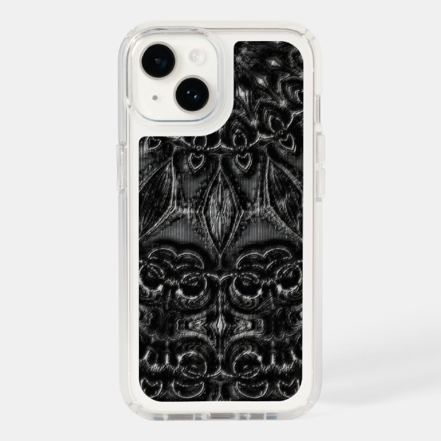 Charcoal Mandala  Speck iPhone Case (Front)