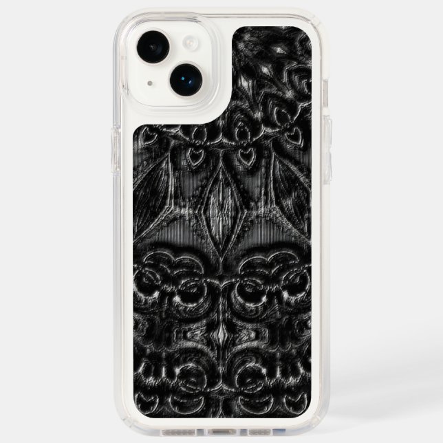 Charcoal Mandala  Speck iPhone Case (Front)