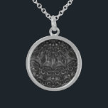 Charcoal Mandala    Sterling Silver Necklace<br><div class="desc">Thank you for checking out my design. Follow my art on Instagram @MRNStudios or ko-fi.com/mrnstudios</div>