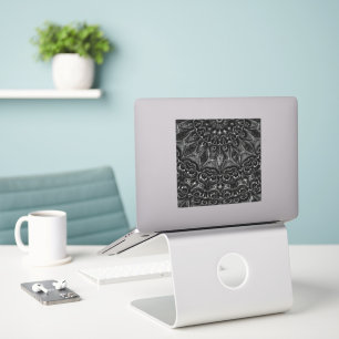 Charcoal Mandala Sticker