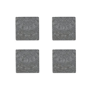 Charcoal Mandala Stone Magnet