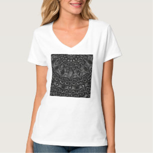 Charcoal Mandala T-Shirt
