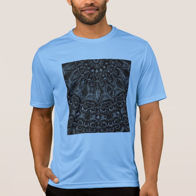 Charcoal Mandala  T-Shirt (Front)