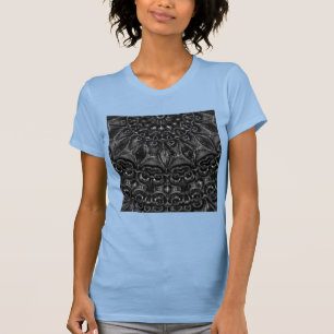 Charcoal Mandala  T-Shirt