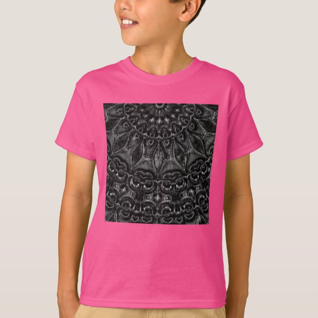 Charcoal Mandala  T-Shirt (Front)