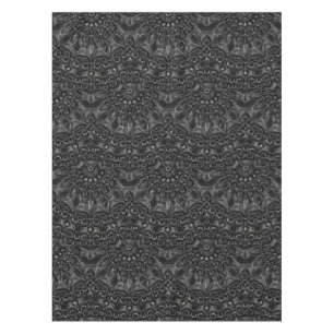 Charcoal Mandala  Tablecloth