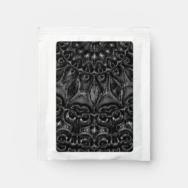 Charcoal Mandala  Tea Bag Drink Mix (Front)
