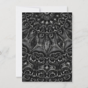 Charcoal Mandala  Thank You Card