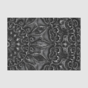 Charcoal Mandala  Tissue Paper