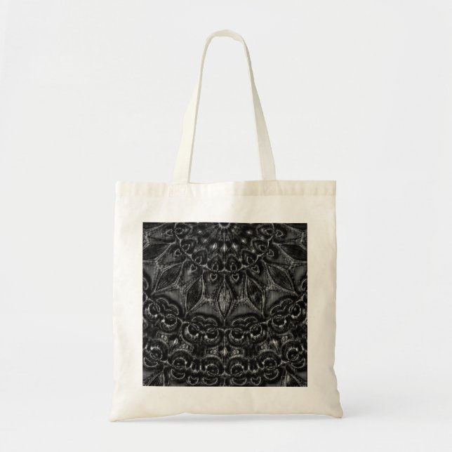 Charcoal Mandala  Tote Bag (Front)