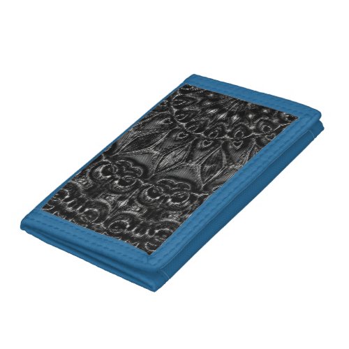 Charcoal Mandala  Trifold Wallet