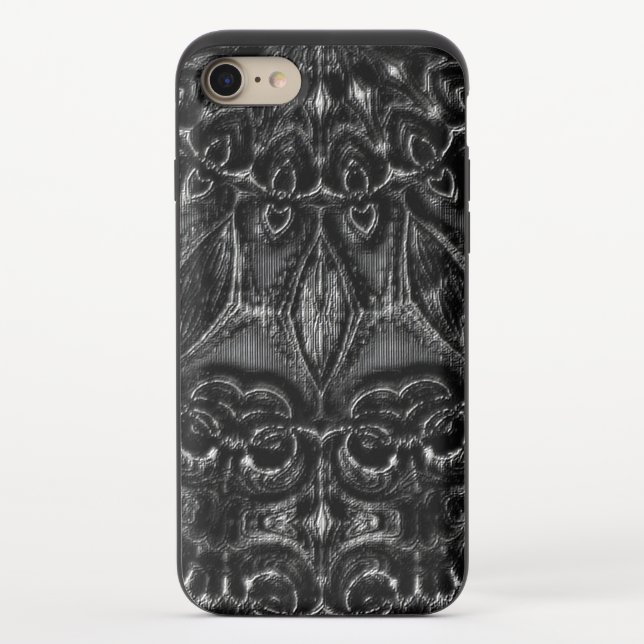 Charcoal Mandala Uncommon iPhone Case (Back)