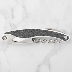 Charcoal Mandala  Waiter's Corkscrew