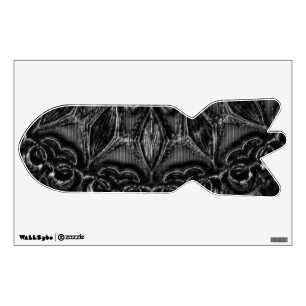 Charcoal Mandala Wall Decal