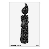 Charcoal Mandala Wall Decal