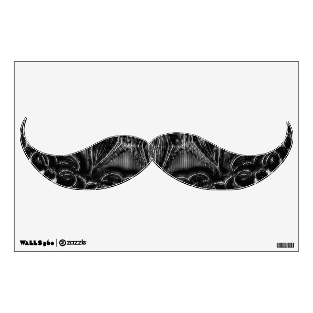 Charcoal Mandala  Wall Decal (Front)