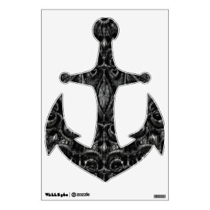 Charcoal Mandala  Wall Decal