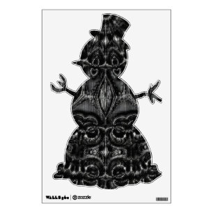 Charcoal Mandala  Wall Decal