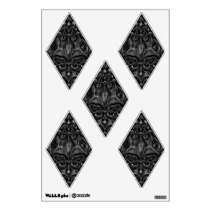 Charcoal Mandala Wall Decal