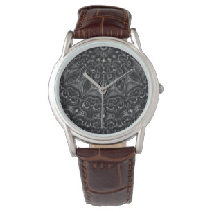 Charcoal Mandala  Watch