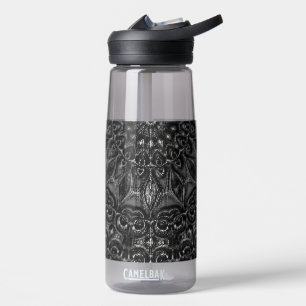 Charcoal Mandala Water Bottle