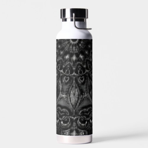 Charcoal Mandala  Water Bottle