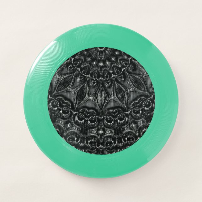 Charcoal Mandala  Wham-O Frisbee (Front)