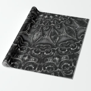 Charcoal Mandala Wrapping Paper