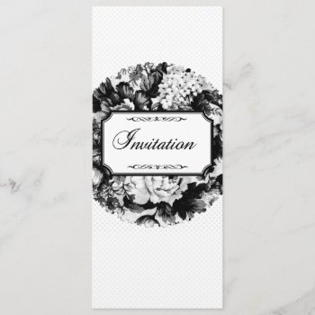 Charcoal Rose Wedding Suite-invitation Invitation by Zhannzabar at Zazzle