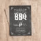 Charcoal Rustic Engagement Party BBQ
