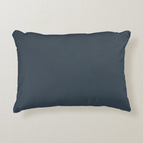 Charcoal Solid Color Accent Pillow