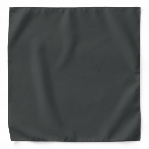 Charcoal solid color  bandana