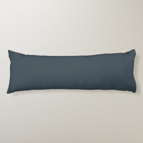 Charcoal Solid Color Body Pillow