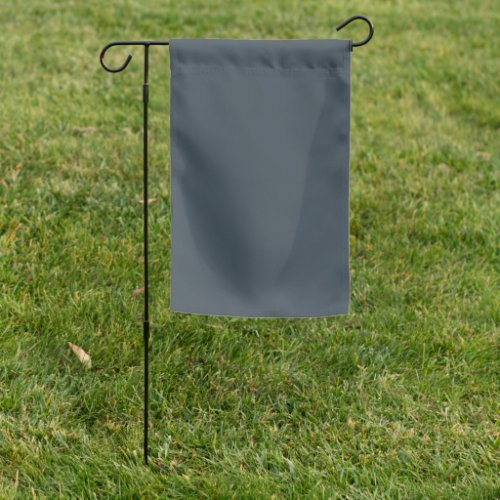 Charcoal Solid Color Garden Flag