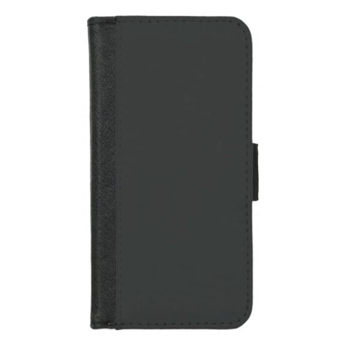 Charcoal solid color  iPhone 87 wallet case