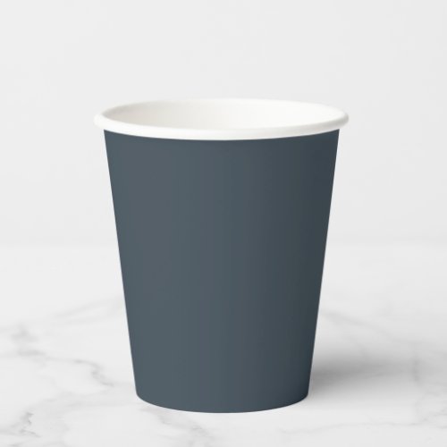 Charcoal Solid Color Paper Cups