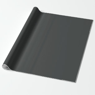 Charcoal (solid color) wrapping paper
