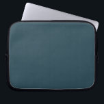 Charcoal Solid Plain Color Laptop Sleeve<br><div class="desc">Creative trendy color. A base color work with many colors’ composition. 
Hex No: 264653</div>