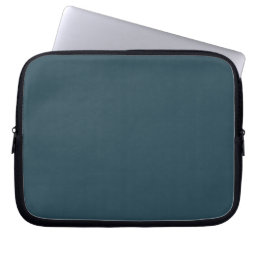 Charcoal Solid Plain Color Laptop Sleeve