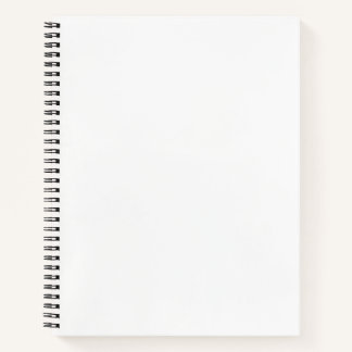 Charcoal Strokes Pattern | Minimal Beige Abstract  Notebook
