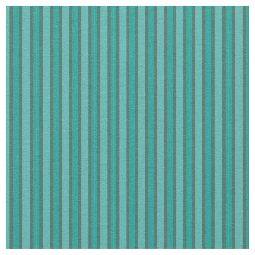 Charcoal & Teal Variegated Vertical Stripes Fabric