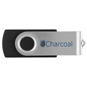 Charcoal USB stick Flash Drive