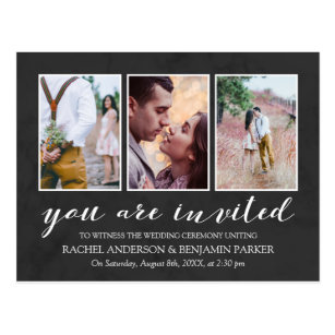 postcard wedding invitations