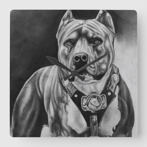 CHARCOIL PITBULL WALL CLOCK