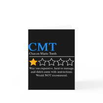 Charcot Marie Tooth Disease Awareness Cmt Not Reco Card